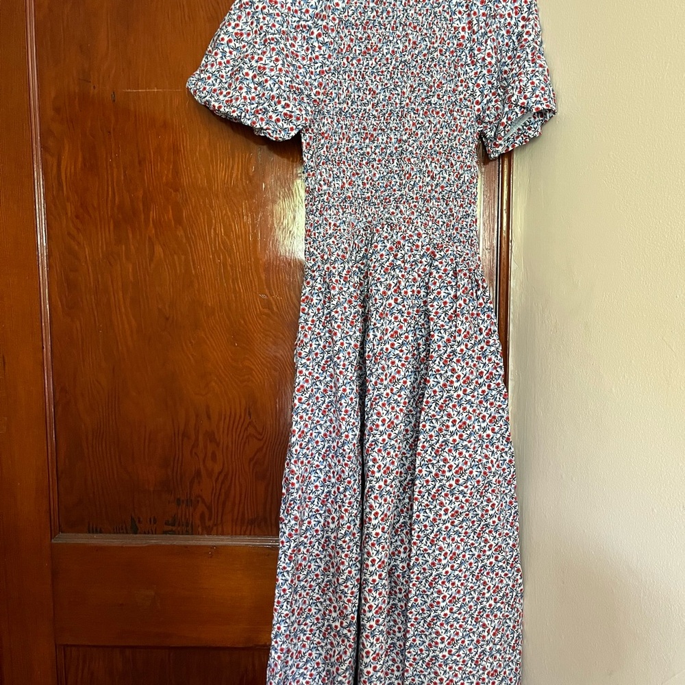 J. Crew Meadow Sundress with Puff Sleeves